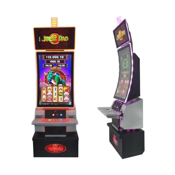 Advanced Skill Game Machine Featuring 43" Curved Touch Screen and 23.6" Horizontal Double Screen - Best Choice for Entertainment Venues