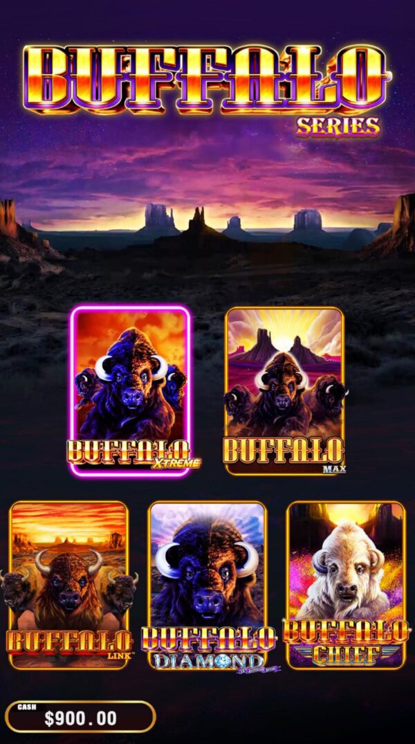 Buffalo 5-in-1 Slot Game Software Board - Premier Multi-Game Casino Software