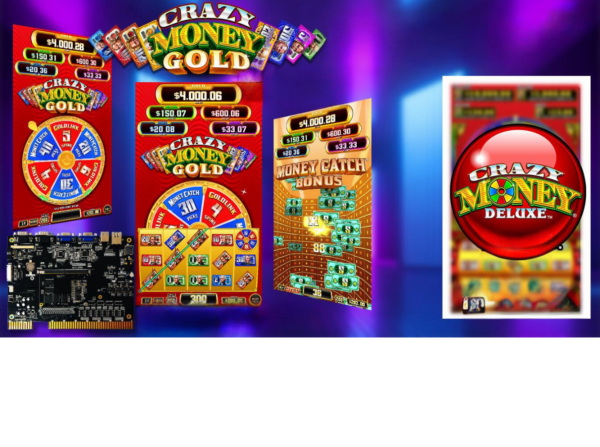 Crazy Money Gold Slot Game Software Board - Luxurious Casino Software