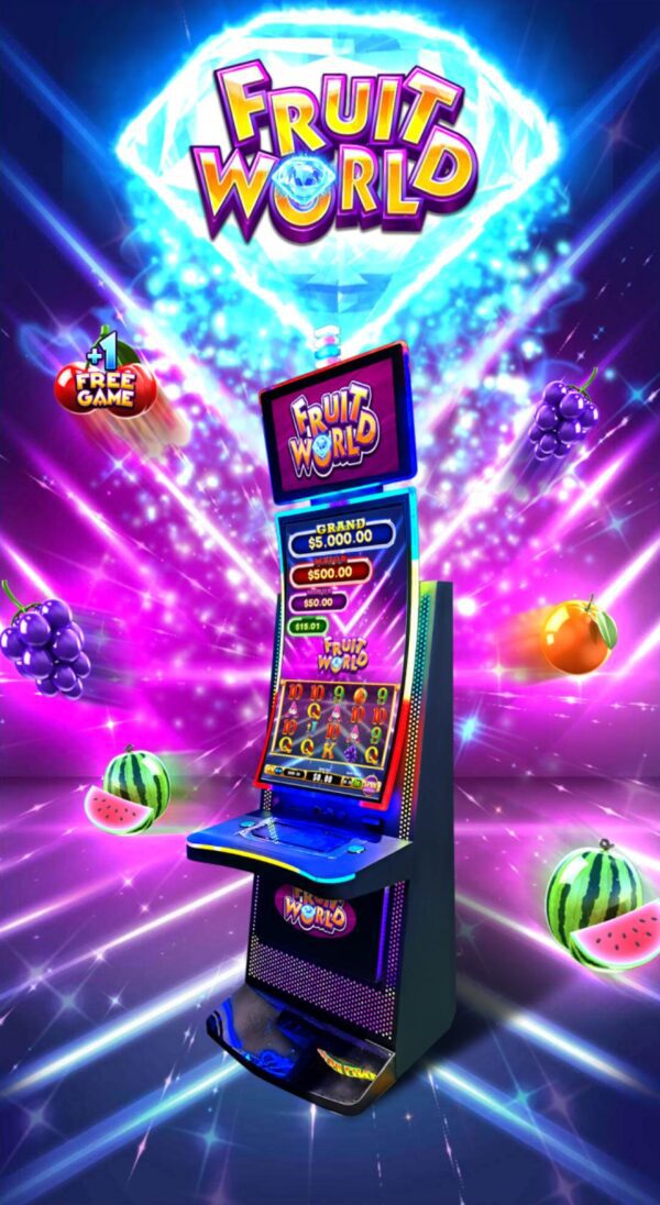 Fruit World Slot Game Software Board - Interactive Touchscreen Gaming Software