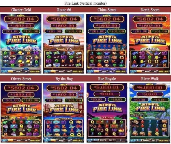 Fire Link Slot Game Software Board - Versatile 8-in-1 Slot Software