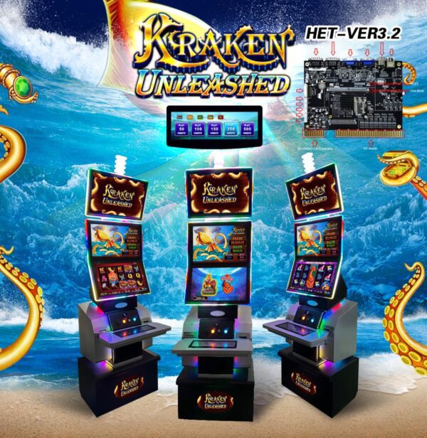 Kraken Unleashed Slot Game Software Board - Powerful Multi-Game Software