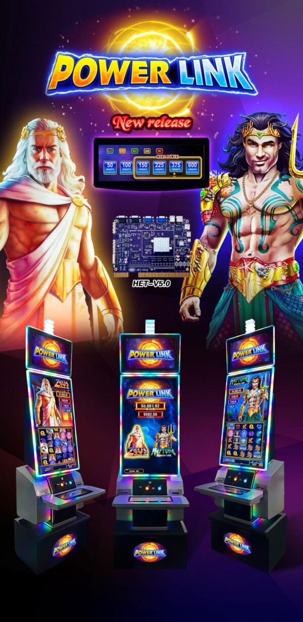 Power Link Slot Game Software Board - Dynamic Vertical Monitor Casino Software