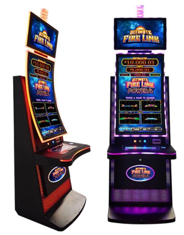 Premium 43" Curved Touch Screen Skill Game Machine with ICT Bill Acceptor and Printer - Perfect for Restaurants and Convenience Stores