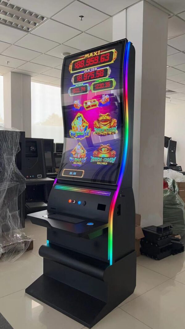 Premium 55" S-Curved Touch Screen Skill Game Machine - Ultimate Attraction for Large Venues