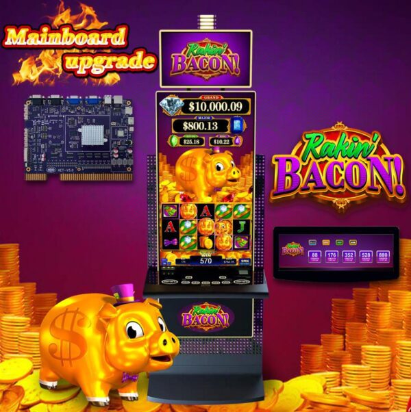 Rakin' Bacon Slot Game Software Board - Interactive High-Stakes Software