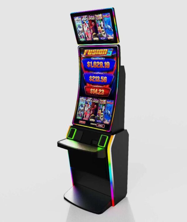 Sleek 43" Curved Touch Screen Skill Game Machine with 23.6" Top Screen - Boost Revenue with Engaging Games