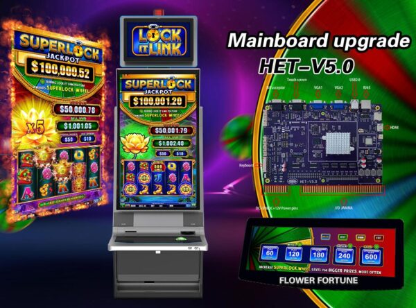 Super Locks Slot Game Software Board - Premium 5-in-1 Casino Software