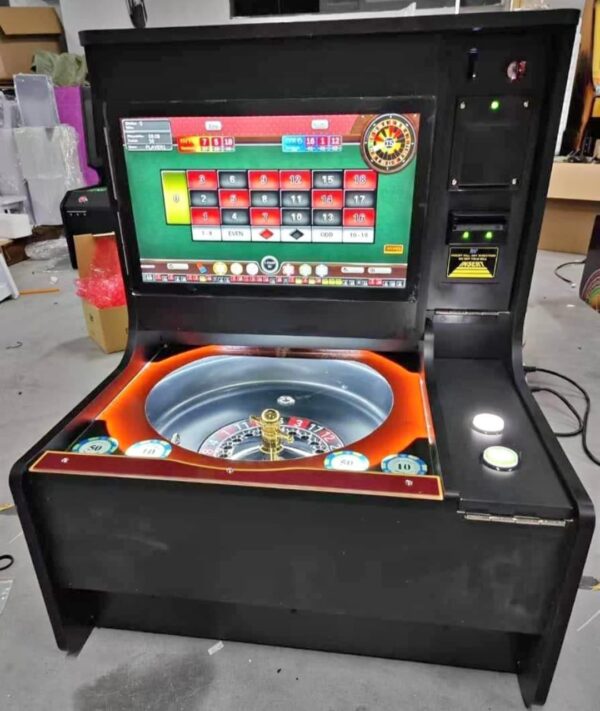 Roulette Table Touch Screen Casino Roulette Wheel Machine Lucky 18 Electronic Roulette Cabinet
